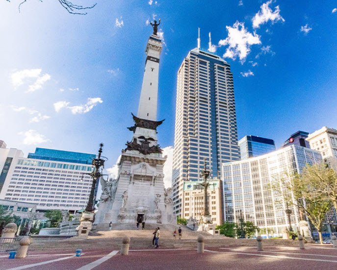 Soldiers and Sailors Monument, Indiana, USA